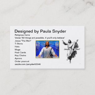 Cartes de visite avec Jésus