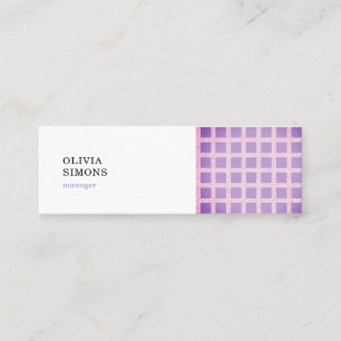 Cartes de visite avec motif