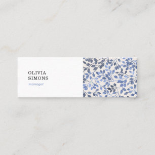 Cartes de visite avec motif floral vintage