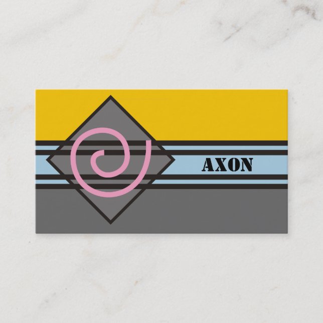 Cartes de visite Axon (Devant)