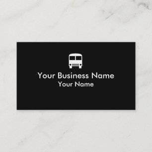 Cartes de visite blancs noirs simples de symbole