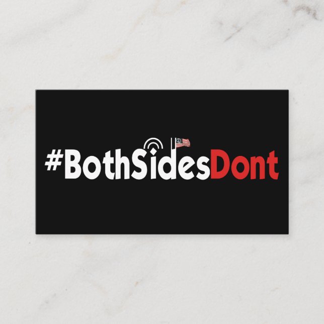 Cartes de visite - #BothSidesDont (Devant)