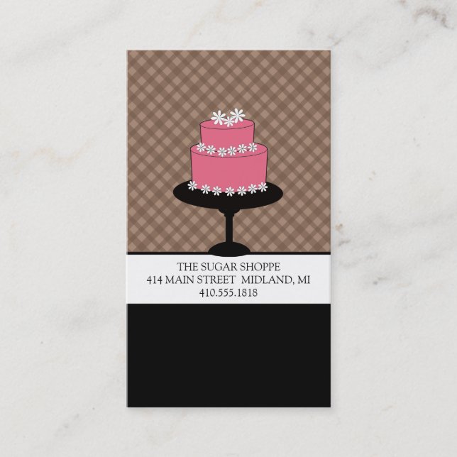 Cartes de visite boulangerie ou pâtisserie (Devant)