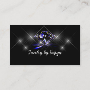 Cartes de visite branchés Glitzy Bling Jeweler