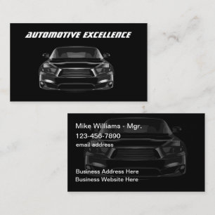 Cartes de visite brillants Cool automobile