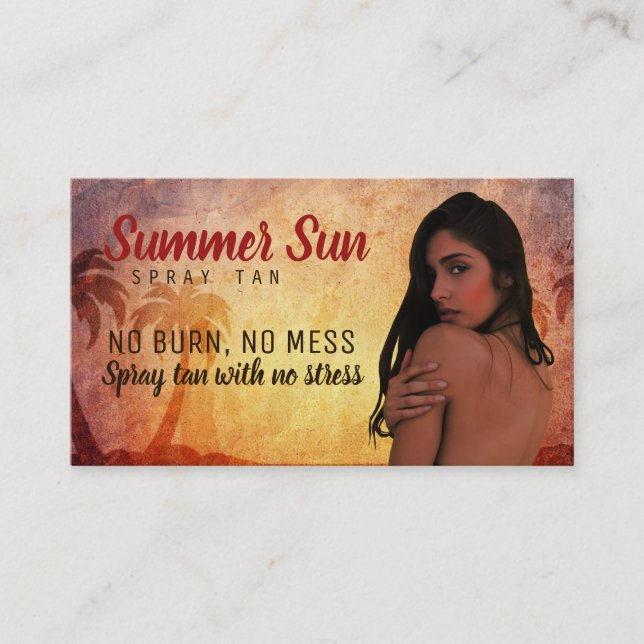 Cartes de visite bronzages de slogans de jet (Devant)
