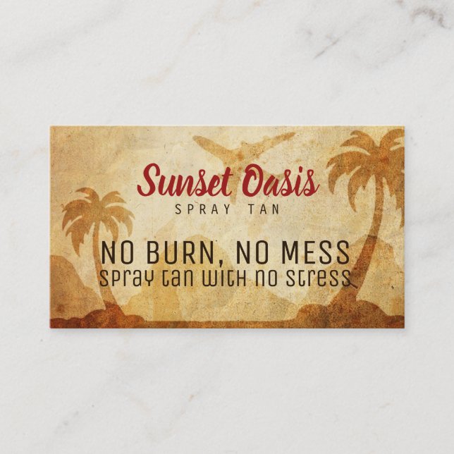 Cartes de visite bronzages de slogans de jet (Devant)