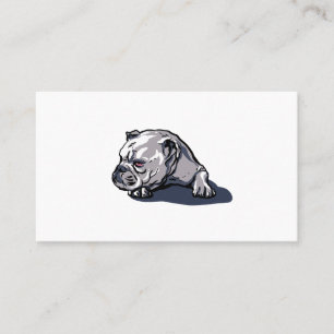 Cartes de visite Bulldog personnalisés