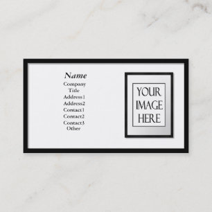 Cartes de visite - cadre de tableau noir (tapis