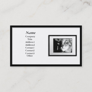 Cartes de visite - cadre de tableau noir (tapis