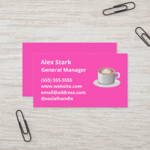 Cartes de visite Café
