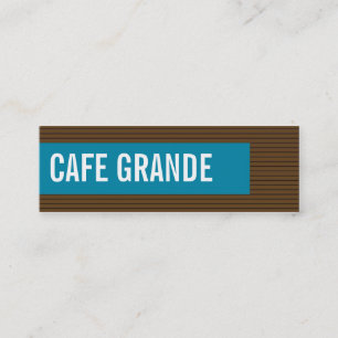cartes de visite > café grande [chocolat : turquo