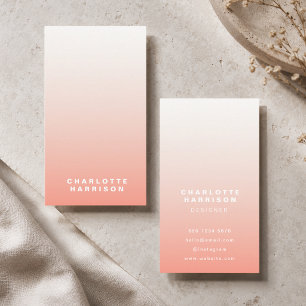Cartes de visite Cartes de nom minimalistes ombr