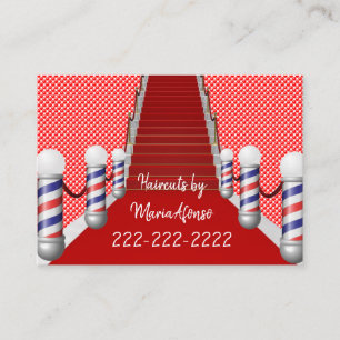 Cartes de visite, Cartes de visite de Barbershop