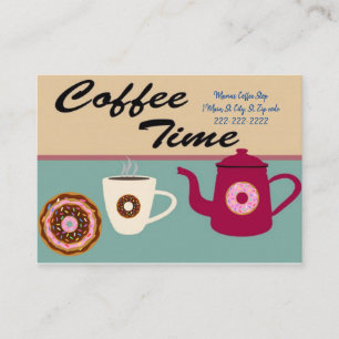 Cartes de visite, Cartes de visite de cafés