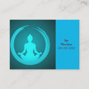 Cartes de visite, Cartes de visite de yoga