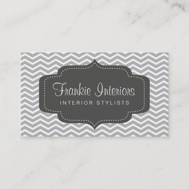 cartes de visite > chevron2 [charbon de bois : (Devant)