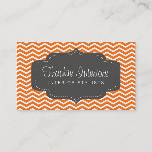 cartes de visite > chevron2 [charbon de bois : (Devant)