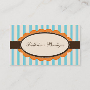 Cartes de visite chics de concepteur de boutique :