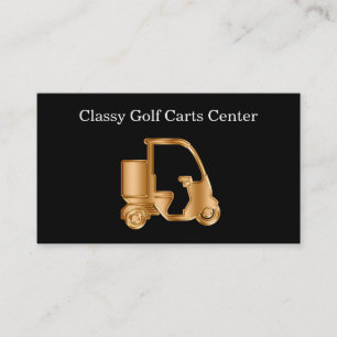 Cartes de visite chics de golf