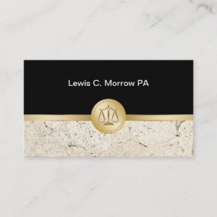 Cartes de visite chics de mandataire