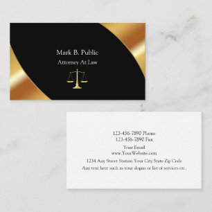 Cartes de visite chics de mandataire