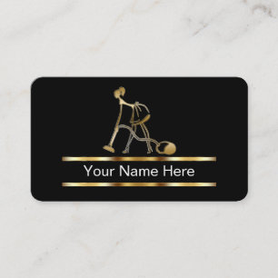 Cartes de visite chics de nettoyage