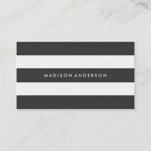 Cartes de visite chics modernes de  