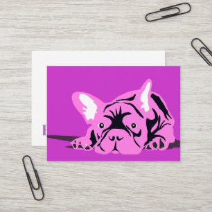 Cartes de visite Chien Bouledogue Français