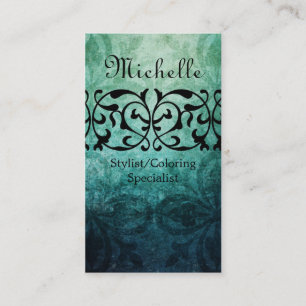 Cartes de visite classieux chics de boutique de