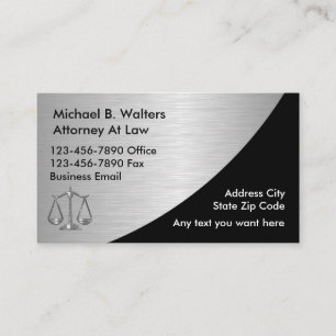 Cartes de visite classieux de mandataire