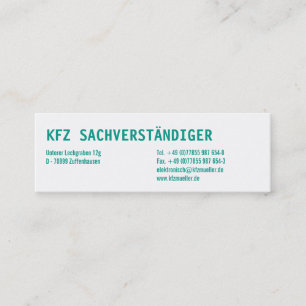 Cartes de visite Classiques