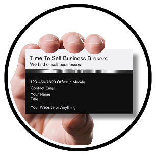 Cartes de visite Classy Business Broker
