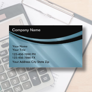 Cartes de visite comptables