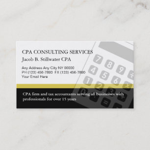 Cartes de visite comptables