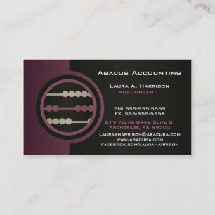Cartes de visite comptables Abacus