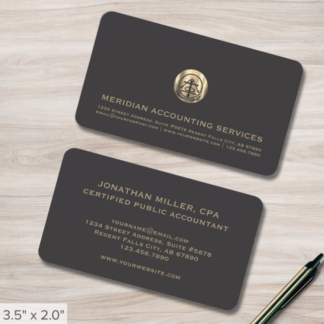 Cartes de visite comptables professionnels (Créateur téléchargé)