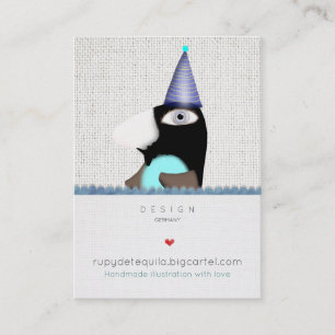 Cartes de visite Conte de fées douce Pingouin