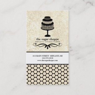 Cartes de visite contemporains de boulangerie