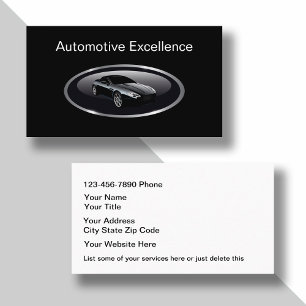 Cartes de visite Cool automobile
