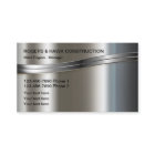 Cartes de visite cool de la construction métalliqu