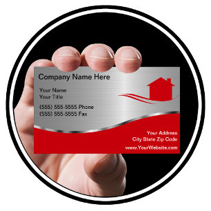 Cartes de visite cool Immobilier Et Services À Dom