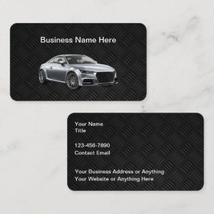 Cartes de visite cool Pour Une Entreprise Automobi