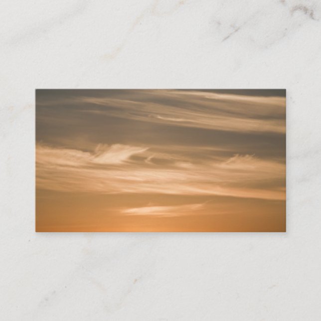 Cartes de visite couchers de soleil (Devant)