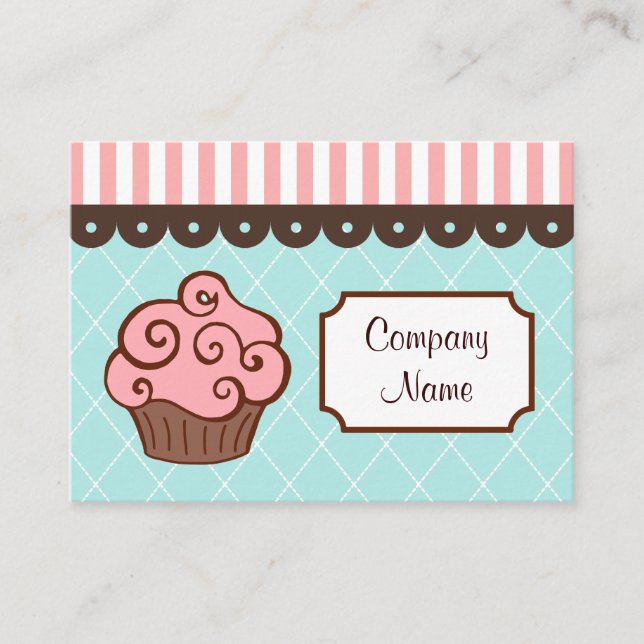 Cartes de visite Cupcake (Devant)