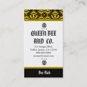 CARTES DE VISITE D'ABEILLE DE *QUEEN DE ROCKIN