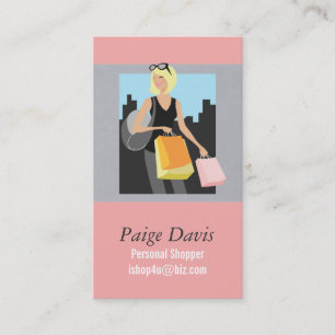 Cartes de visite d'achats personnels