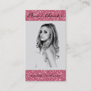 Cartes de visite d'actrice de modèle de parties