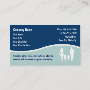 Cartes de visite d'adoption