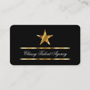 Cartes de visite d'agence d'artistes
